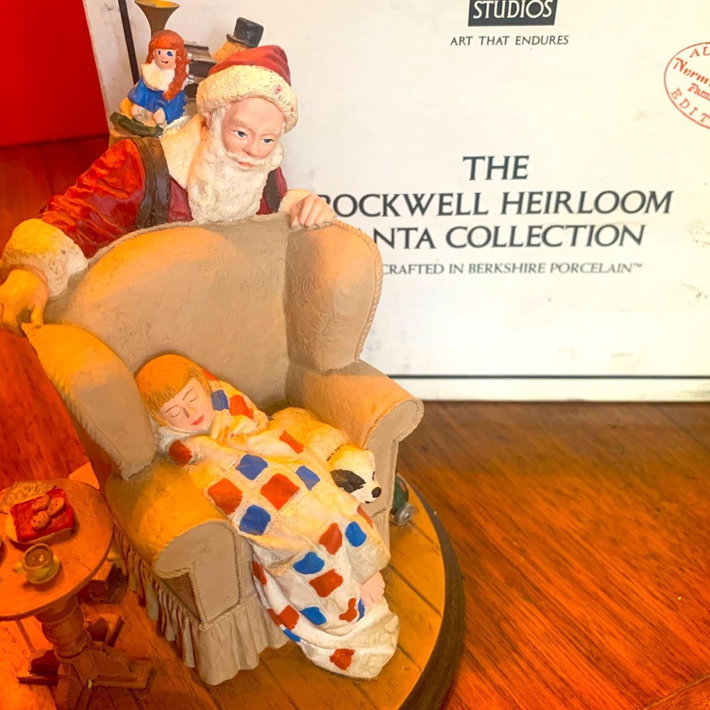 The Rockwell Heirloom Santa Collection, “Christmas Dream”